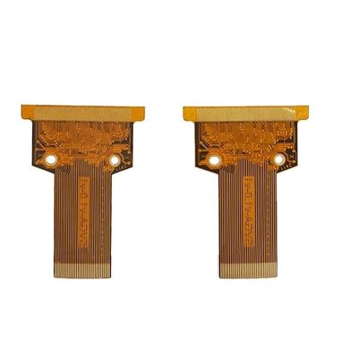 Bon prix 2 film jaune flexible de couverture de la carte de carte PCB de couche 1oz 0.3mm en ligne