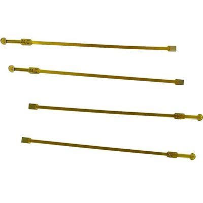 Bon prix OEM 6 pose la couverture jaune 1.1mm de carte PCB de câble rigide aucun film de Silkscreen en ligne