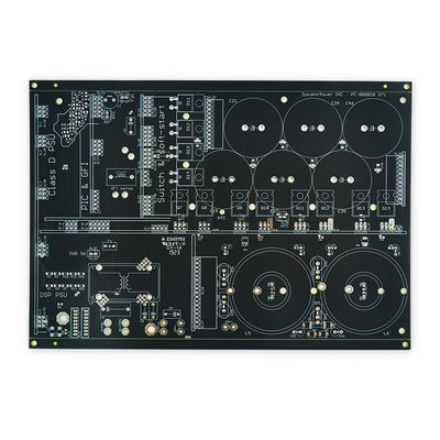 Bon prix Carte de cuivre lourde de carte PCB de l'ENIG FR4 4oz Matte Black/blanc en ligne