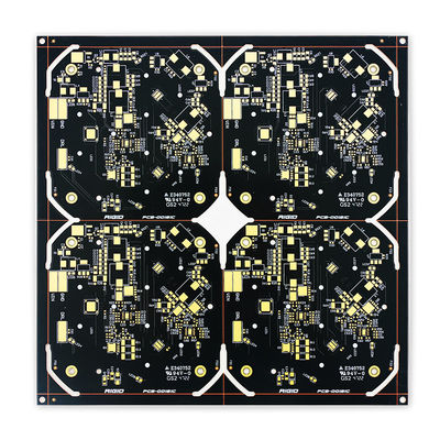 Bon prix 2oz 2 posent le panneau de cuivre de carte PCB que le Cu a basé 207.05mm*208.70mm noirs en ligne