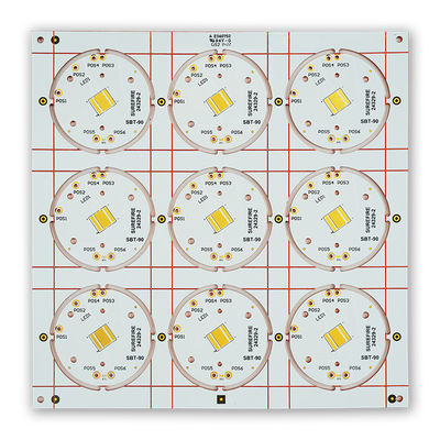 Bon prix Le Cu a basé la carte PCB de cuivre le circuit 2oz l'ENIG 199.00mm*199.00mm de 1 couche en ligne