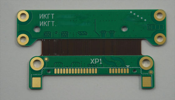 Bon prix 4 couches de PCB rigide flexible Polyimide Kapton FR4 EING et intégration de masque de soudure vert en ligne