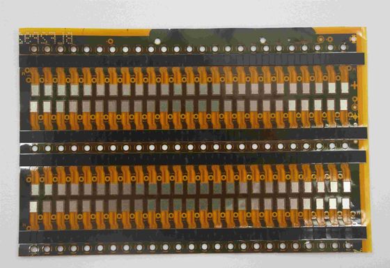 Bon prix Le PCB flexible couche jaune et noir EING surface finition avec expédition de panneaux en ligne