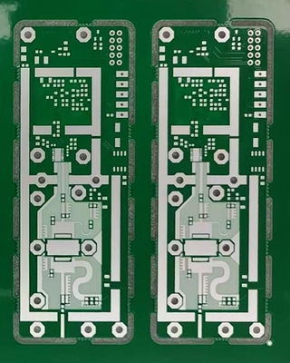 Bon prix PCB haute fréquence à 2 couches avec materail de substrat en céramique WL-CT338 avec tranche d'immersion de 0,55 mm en ligne