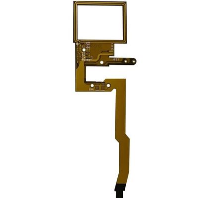 Bon prix Assemblée flexible durable de carte PCB 2 couches de film de Yellow+Black Couver en ligne