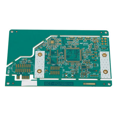 Bon prix L'à haute fréquence a adapté le vert aux besoins du client ROHS de carte PCB L'ENIG du panneau 1.7oz Rogers de carte PCB de circuit en ligne