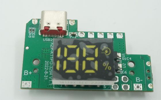 Bon prix 22.5W Power bank PCBA avec batterie au lithium et alimentation en PCB rigide pour chargeur mobile en ligne