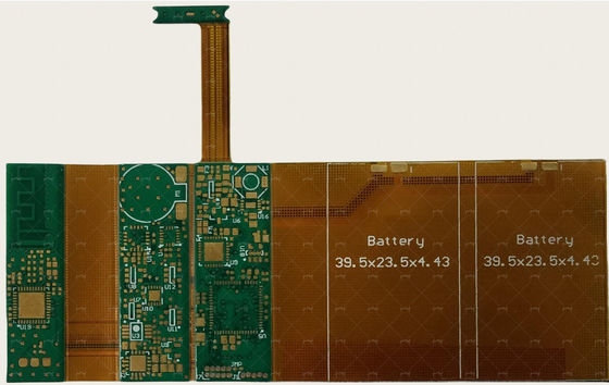 Bon prix 6L cartes de circuits rigides flexibles de 1,0 mm FR4 et matériau PI avec EING pour les applications de batterie en ligne