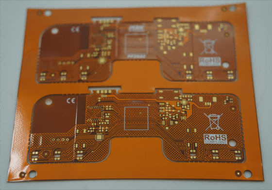 Bon prix 2 couches Flexible Pcb Board 1OZ cuivre 0,2 mm épaisseur du panneau EING avec raffermissant en ligne