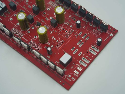 Bon prix Assemblage de circuit imprimé 6 couches avec 2OZ Masque de soudage rouge de cuivre pour application audio en ligne