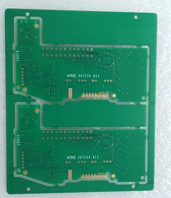 Bon prix 1.6mm épaisseur du panneau échantillon de PCB rapide avec immersion or et or finition de la surface des doigts masque de soudure noir en ligne