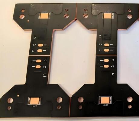 Bon prix 1 couche de cuivre avec masque de soudure noir pour application d'éclairage PCB en ligne